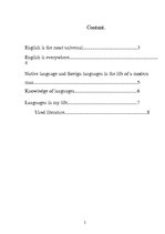 Research Papers 'Languages in My Life', 2.