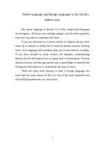 Research Papers 'Languages in My Life', 5.