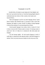 Research Papers 'Languages in My Life', 7.