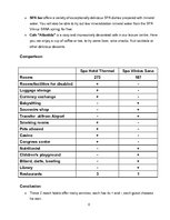 Presentations 'Comparison of Two Resort Hotels', 26.