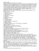 Summaries, Notes 'A Business Plan', 1.