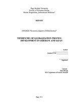 Research Papers 'Tendencies of Globalization Process Development in Germany and Japan', 1.