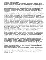Essays 'The Role of the Financial Manager', 1.