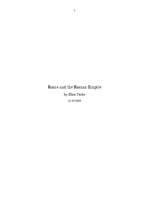Essays 'Rome and the Roman Empire', 1.