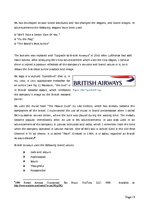 Term Papers 'Role of Band Strategy Development in European Airline Industry', 9.