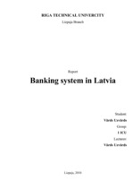 Summaries, Notes 'Banking System in Latvia', 1.