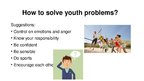 Presentations 'Youth Problems', 5.