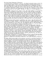 Essays 'Essay on the United States Department of Educatiom', 1.
