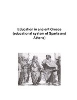 Essays 'Education in Ancient Greece', 1.