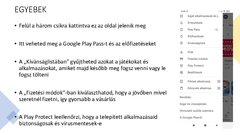 Presentations 'A Google Play Áruház használata', 8.
