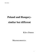 Research Papers 'Macroeconomic Analysis of Poland and Hungary', 1.