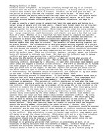 Essays 'Managing Conflict in Teams', 1.