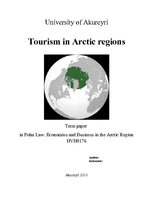 Research Papers 'Tourism in Arctic Regions', 1.