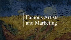 Summaries, Notes 'Famous Аrtists and Мarketing', 3.