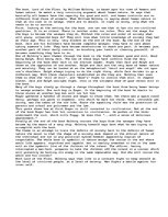 Essays 'This is an essay about what golding is trying to say abot human nature in lord o', 1.