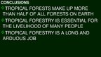 Presentations 'Tropical Forestry', 11.