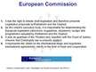 Presentations 'European Union Institutions', 5.