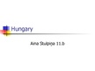 Presentations 'Hungary', 1.