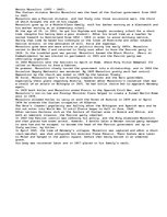 Essays 'Brief Biography of Benito Mussolini', 1.