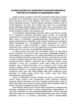 Summaries, Notes 'A Magyar kormány és a nemzetiségek viszonyának alakulása az 1848/1849. évi forra', 1.