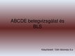Presentations 'ABCDE betegvizsgálat és BLS', 1.