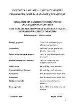 Term Papers 'Vergleich des österreischischen und des ungarischen Schulsystems', 2.