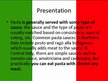 Presentations 'Latvian Versus Italian Cuisine', 5.