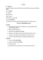 Summaries, Notes 'Itinerary "Relaxing in Sharm el Sheikh"', 4.