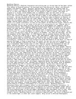 Essays 'Geoffrey Chaucer', 1.