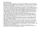 Essays 'A description of setting in the novel T.E.B.', 1.